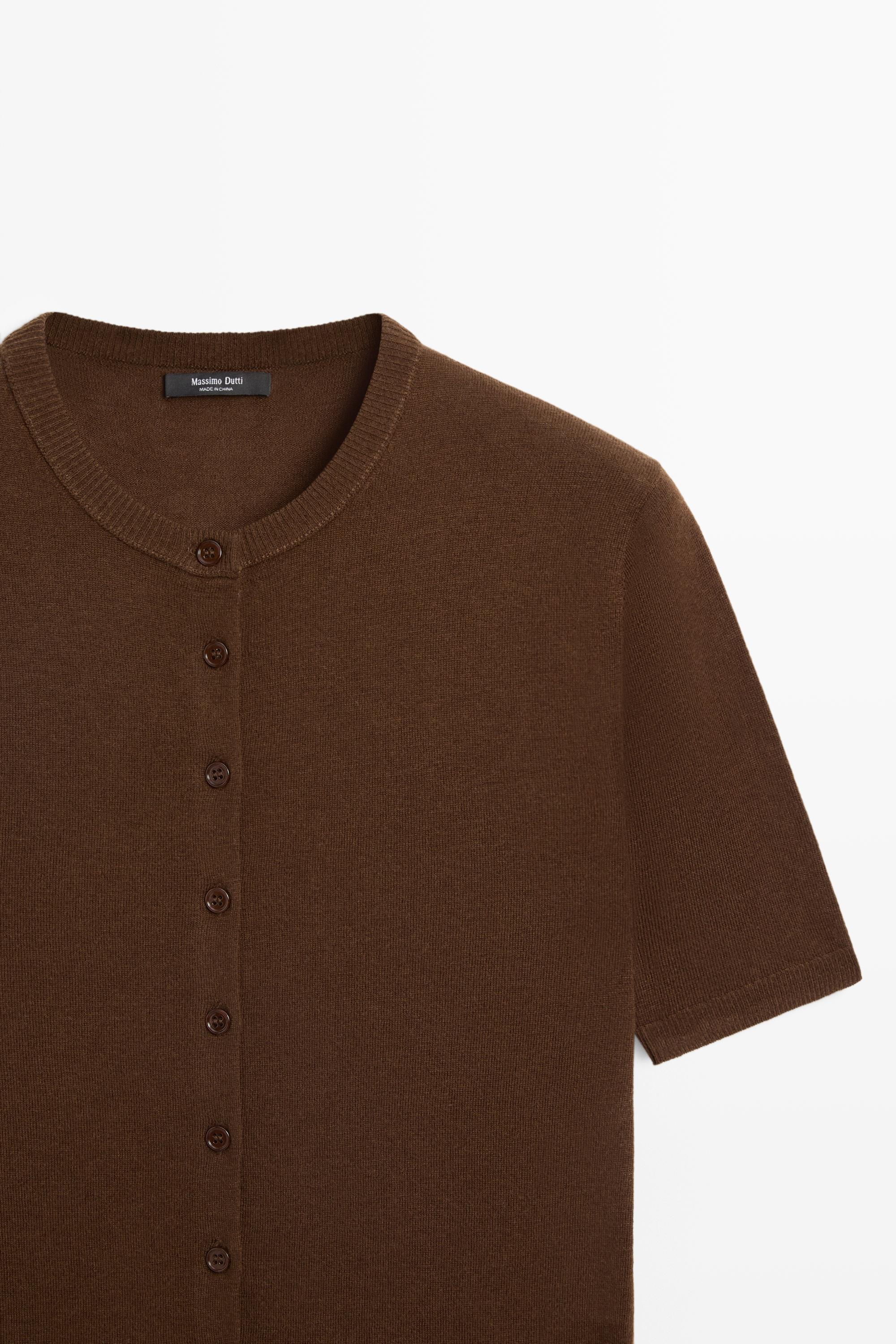 Short sleeve cardigan